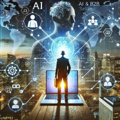 AI and b2b selling AI & B2B Selling Graphic